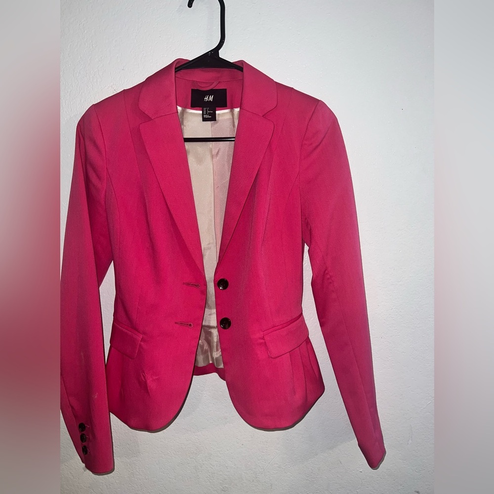 H&M Pink Blazer size 2
